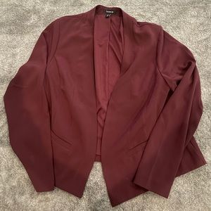 Burgundy torrid 00 Blazer size 12/14